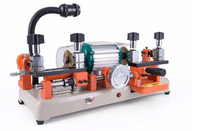 Horizontal  key cutting machine double head  key duplicating machine DF238BS