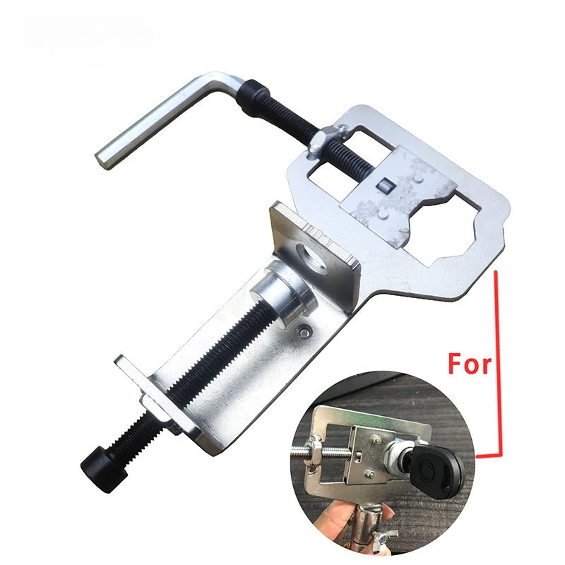 Adjustable Metal Practice Lock Vise Clamp Locksmith Tools Softcover Type Practice Lock Vise Clamp