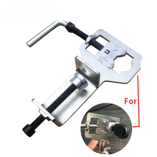 Adjustable Metal Practice Lock Vise Clamp Locksmith Tools Softcover Type Practice Lock Vise Clamp