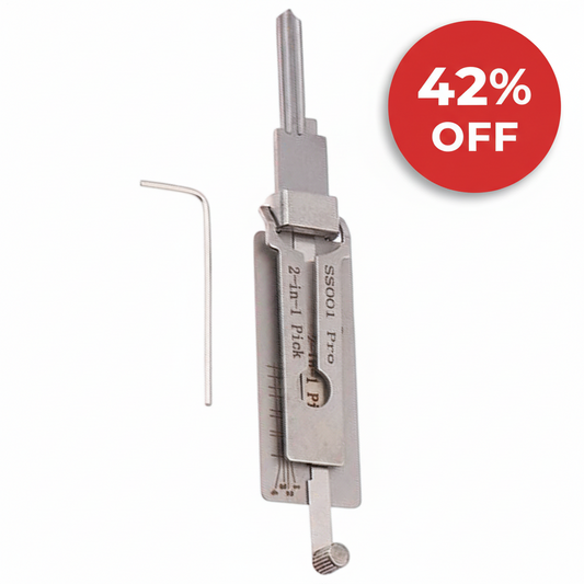 SS001 PRO 2-in-1 Hook & Pickup Tool Kit - Portable Lock Picking Set