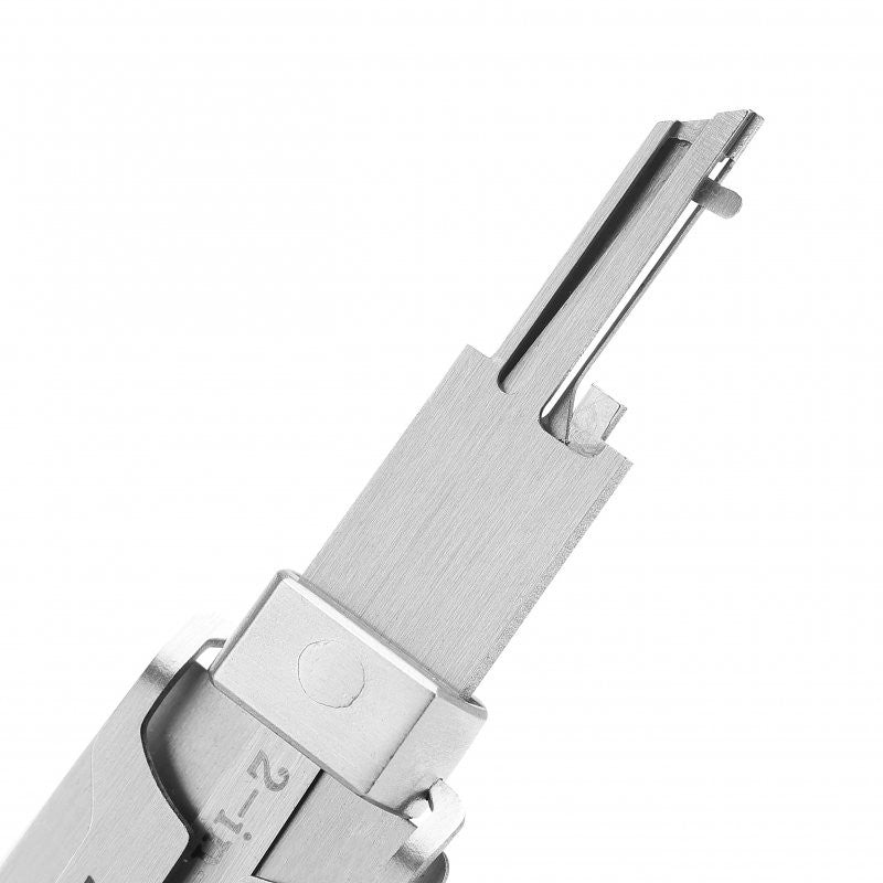 Hi-Key AM5 2-in-1 Key Decoder - Stainless Steel Precision Measuring Tool