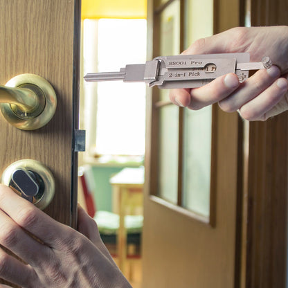 Hook And Pickup Tool Kit 2 In 1 Portable Lock Picking Set SS001 PRO Locksmiths Tool