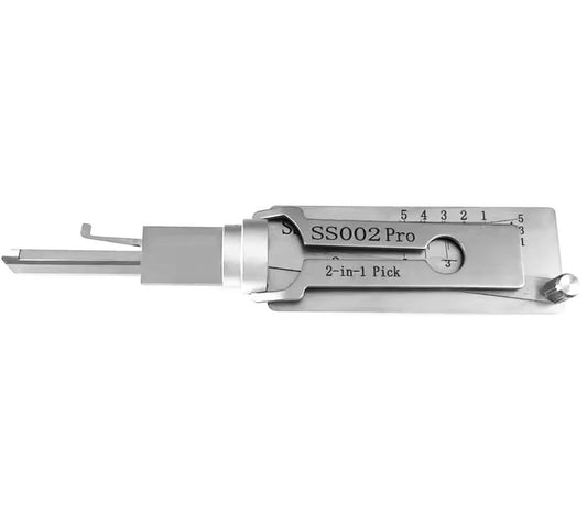 SS002 PRO Stainless Steel Key Decoder Pickup Tool Hand Tool O-ring Hook Pickup