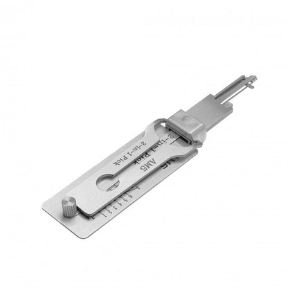 Hi-Key AM5 2-in-1 Key Decoder - Stainless Steel Precision Measuring Tool