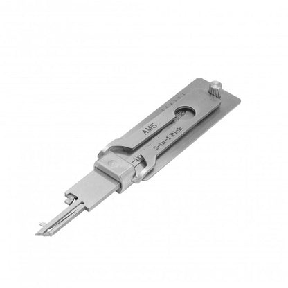 Hi-Key AM5 2-in-1 Key Decoder - Stainless Steel Precision Measuring Tool